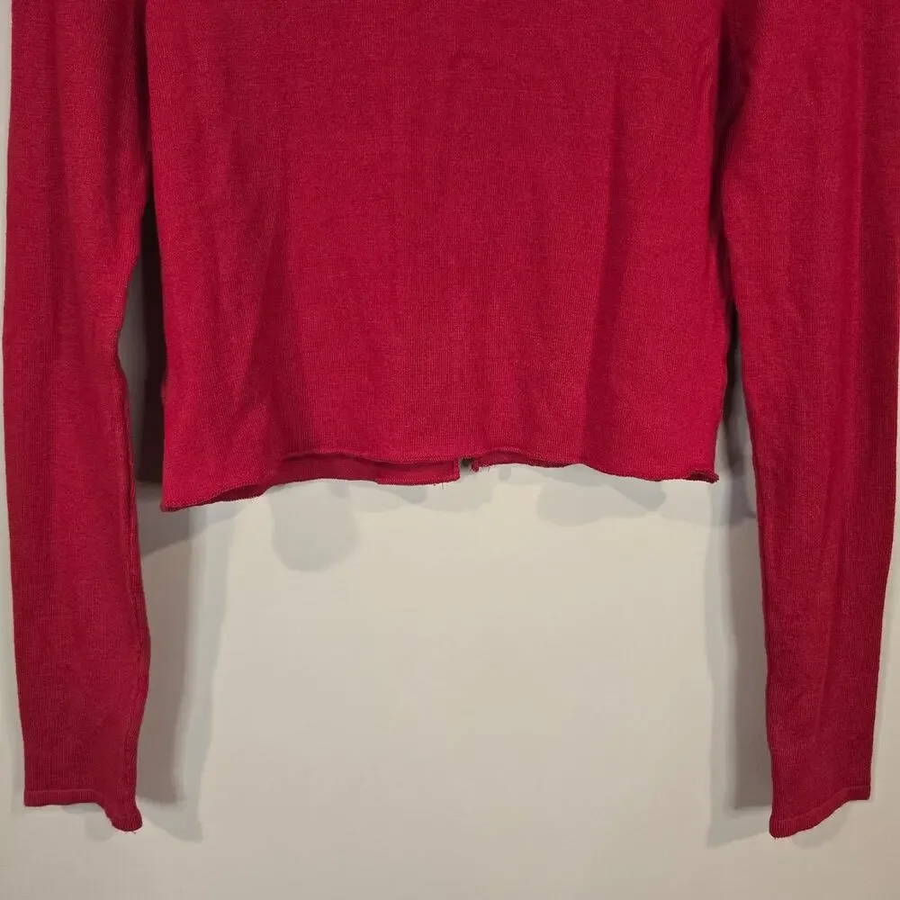 NEW NWT Women's Anthropologie Twisted Front Cutout Knit Top | Size XS